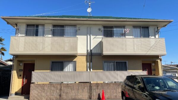 廿日市のアパート塗り替え工事の事例をご紹介いたします。