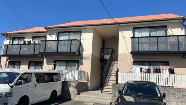 岩国で築20年のアパートを塗り替えいたしました。